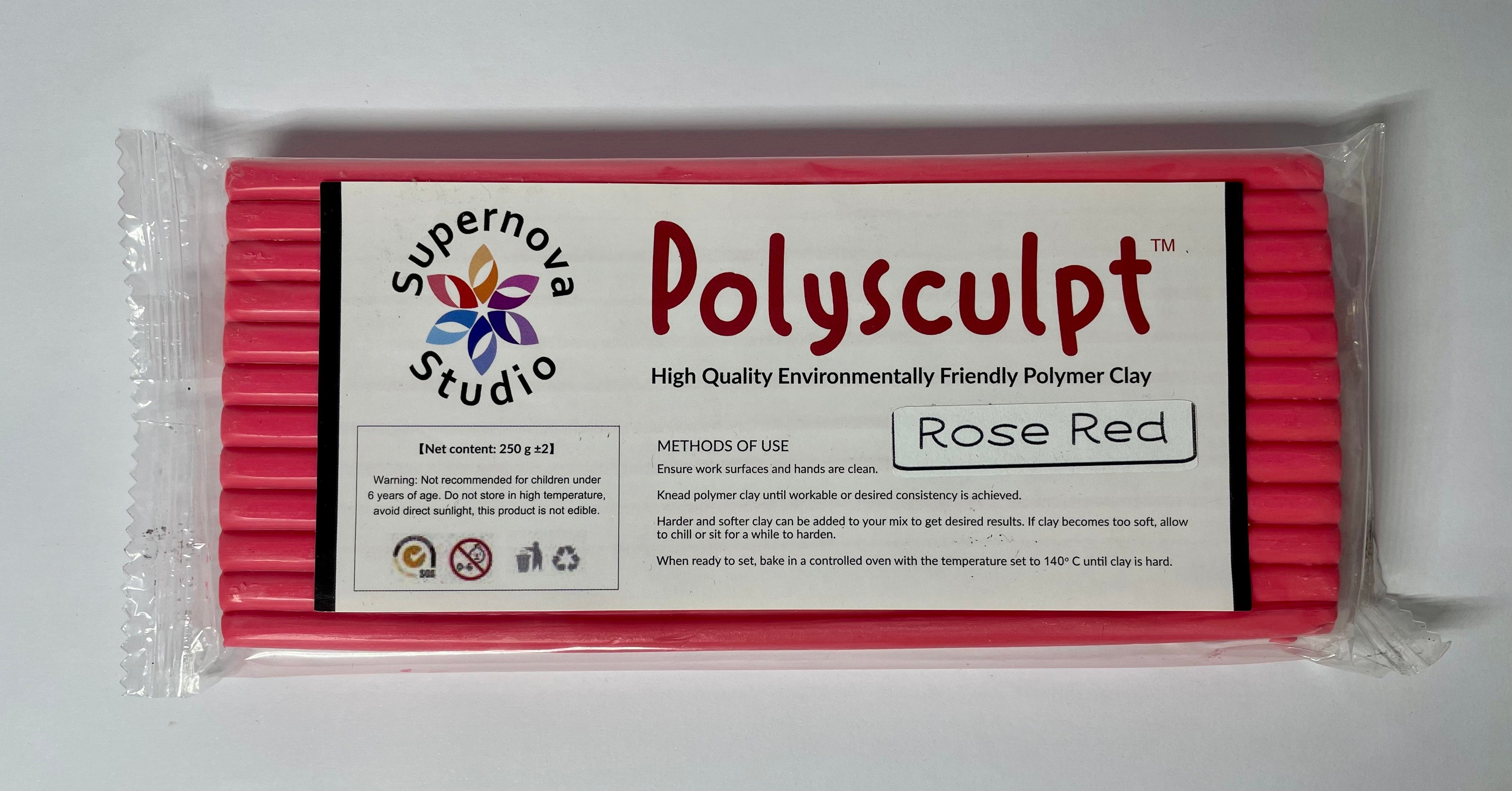 Rose Red Polysculpt™ Polymer Clay - 250g