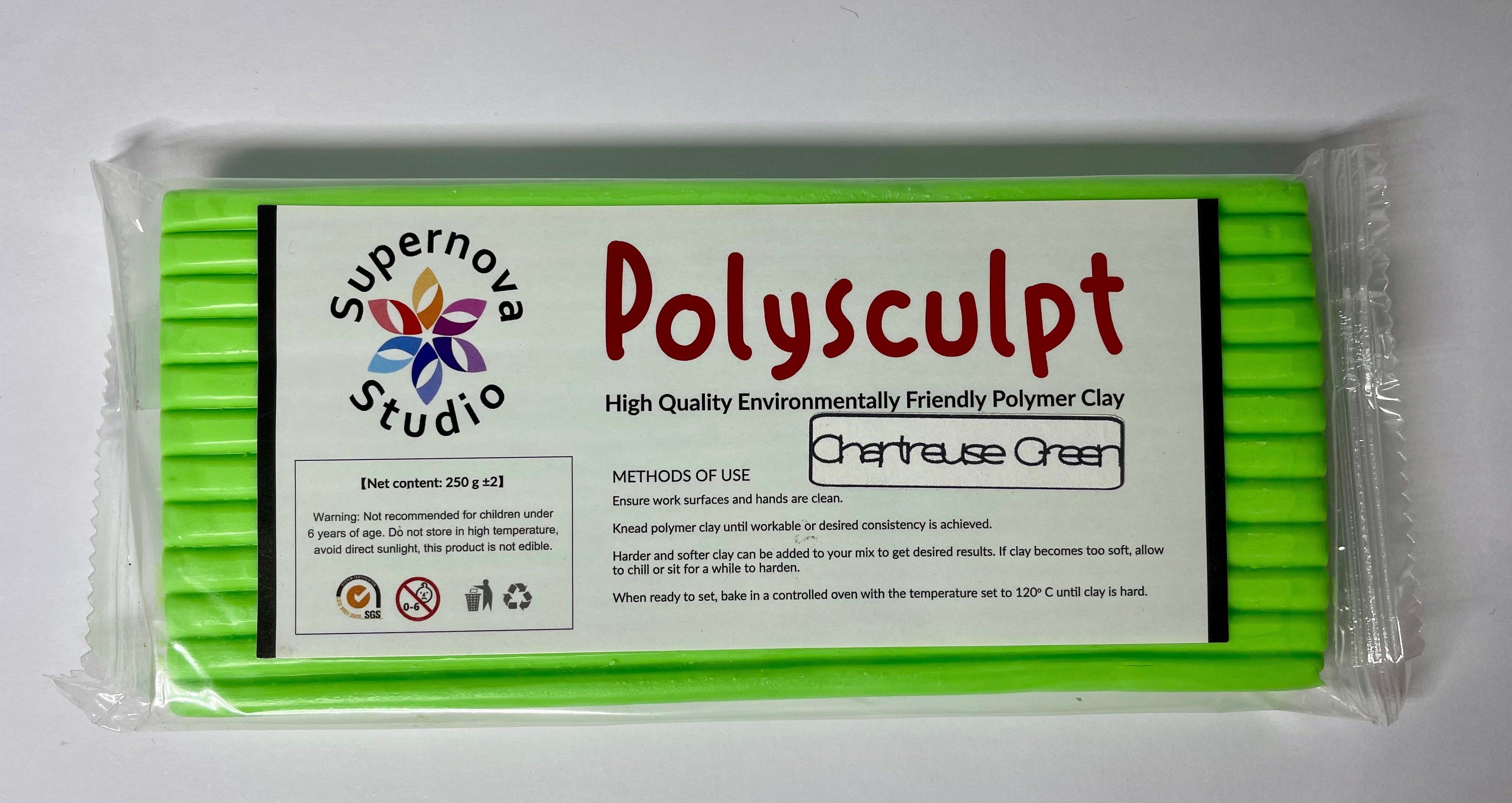 Chartreuse Green Polysculpt™ Polymer Clay - 250g