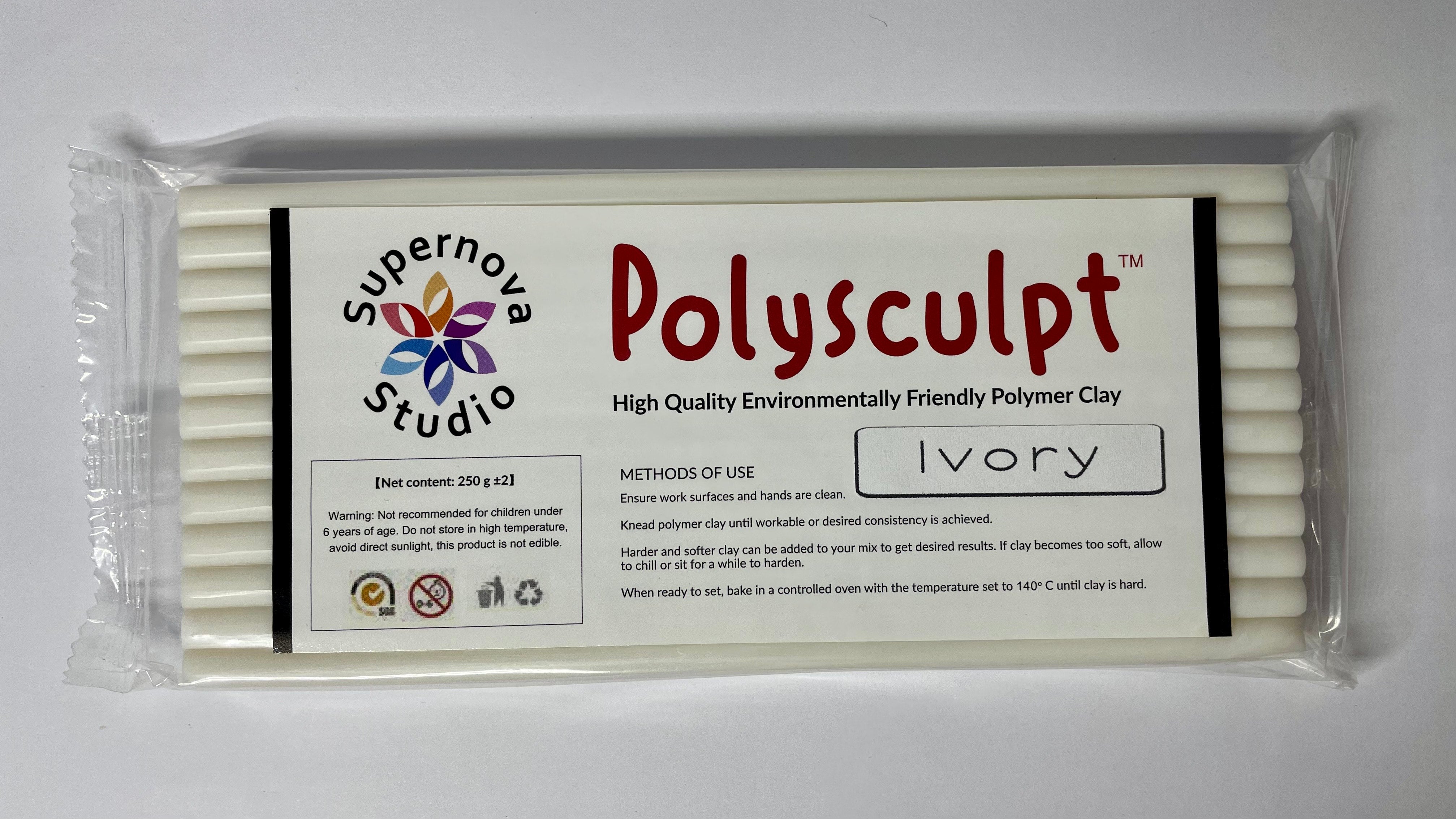 Ivory Polysculpt ™ Polymer Clay - 250g