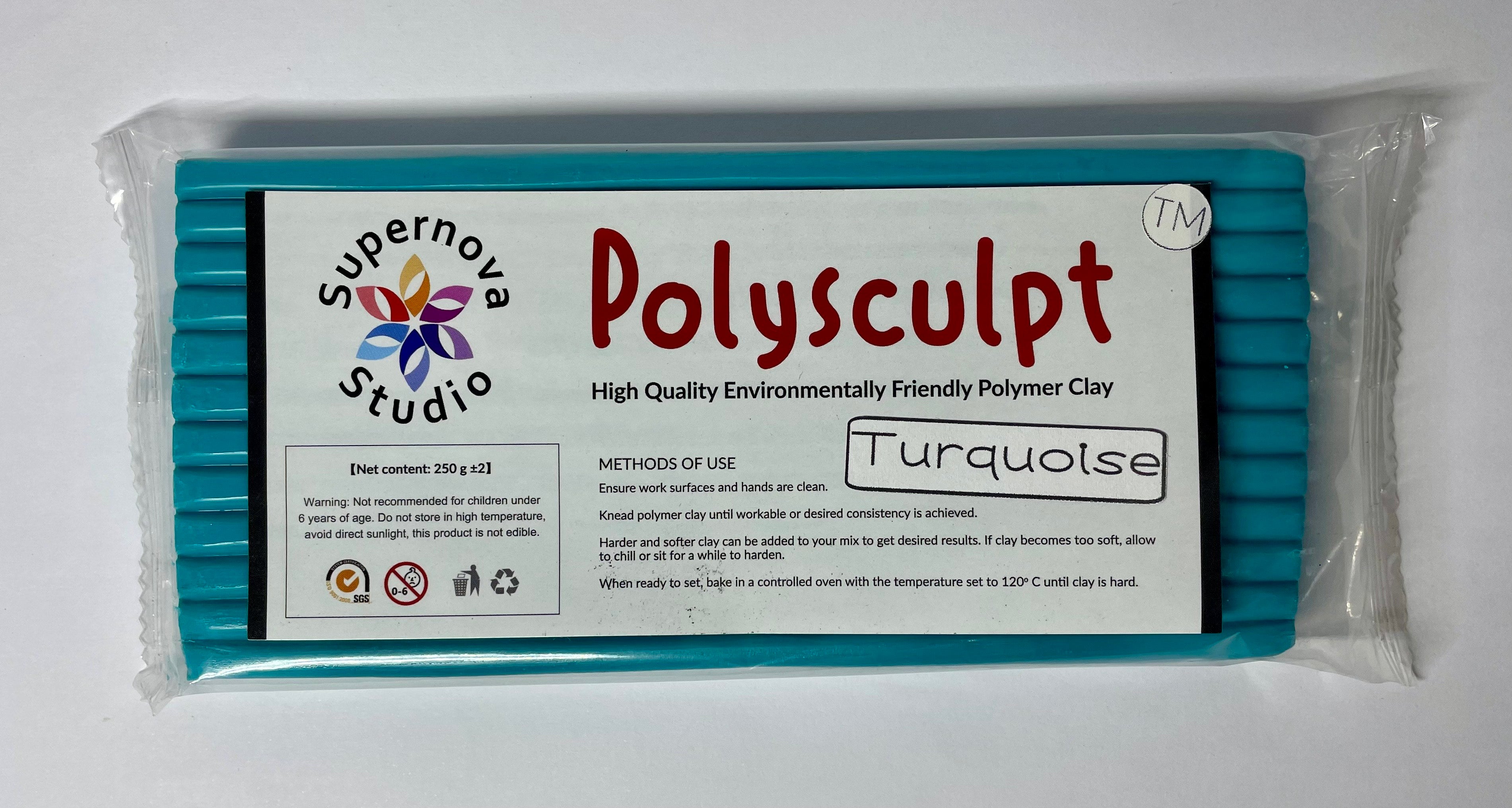 Turquoise Polysculpt™ Polymer Clay - 250g