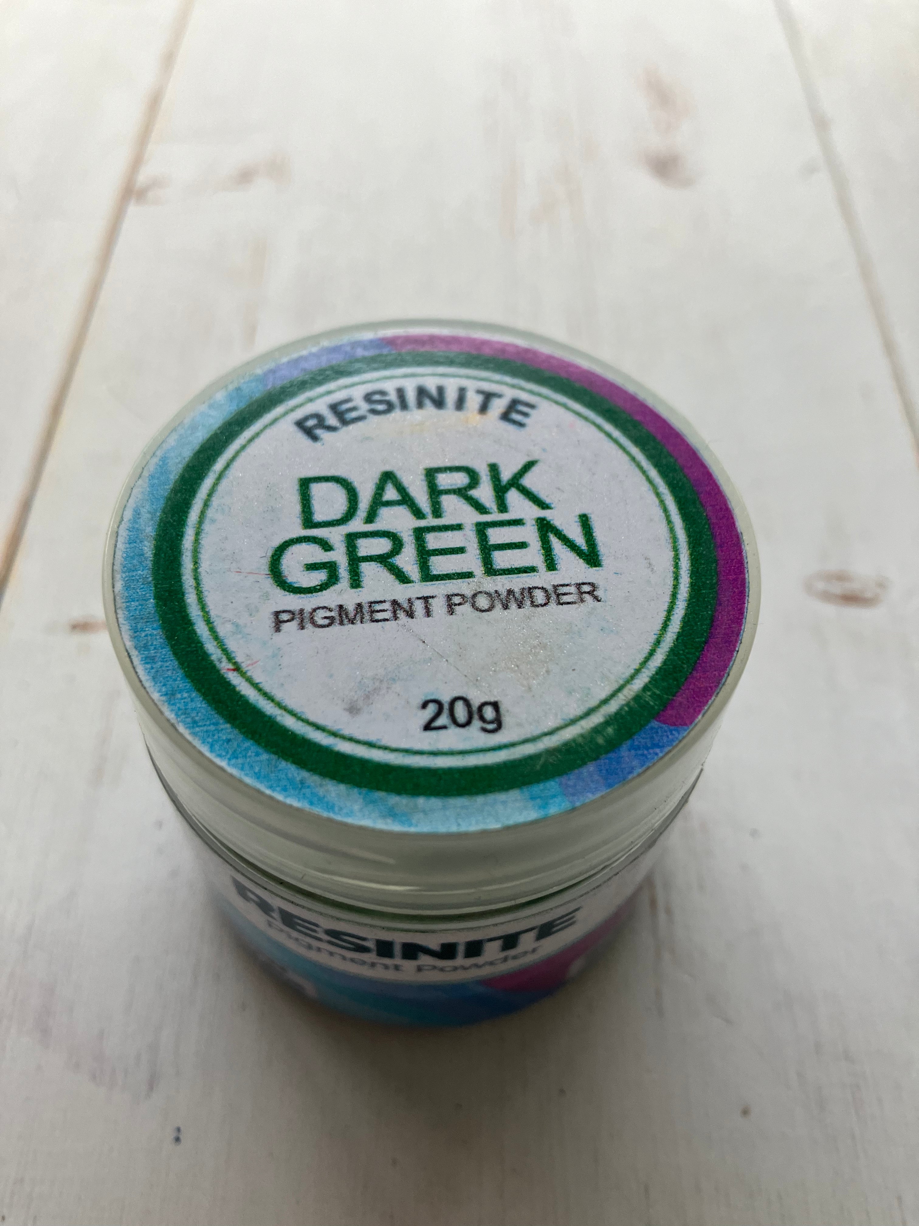Dark Green Resinite pigment powder (20 grams)