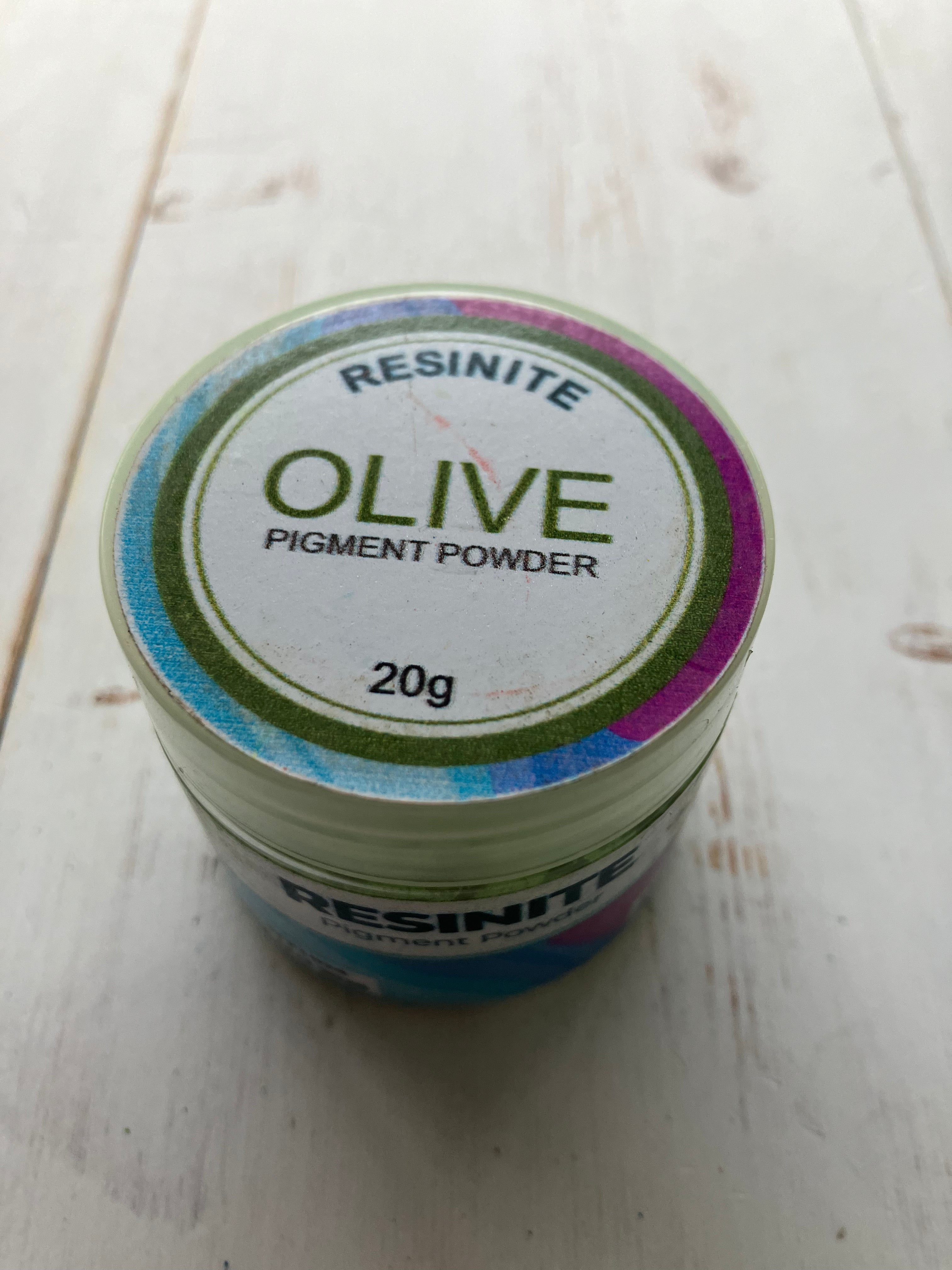 Olive - Resinite pigment powder (20 grams)