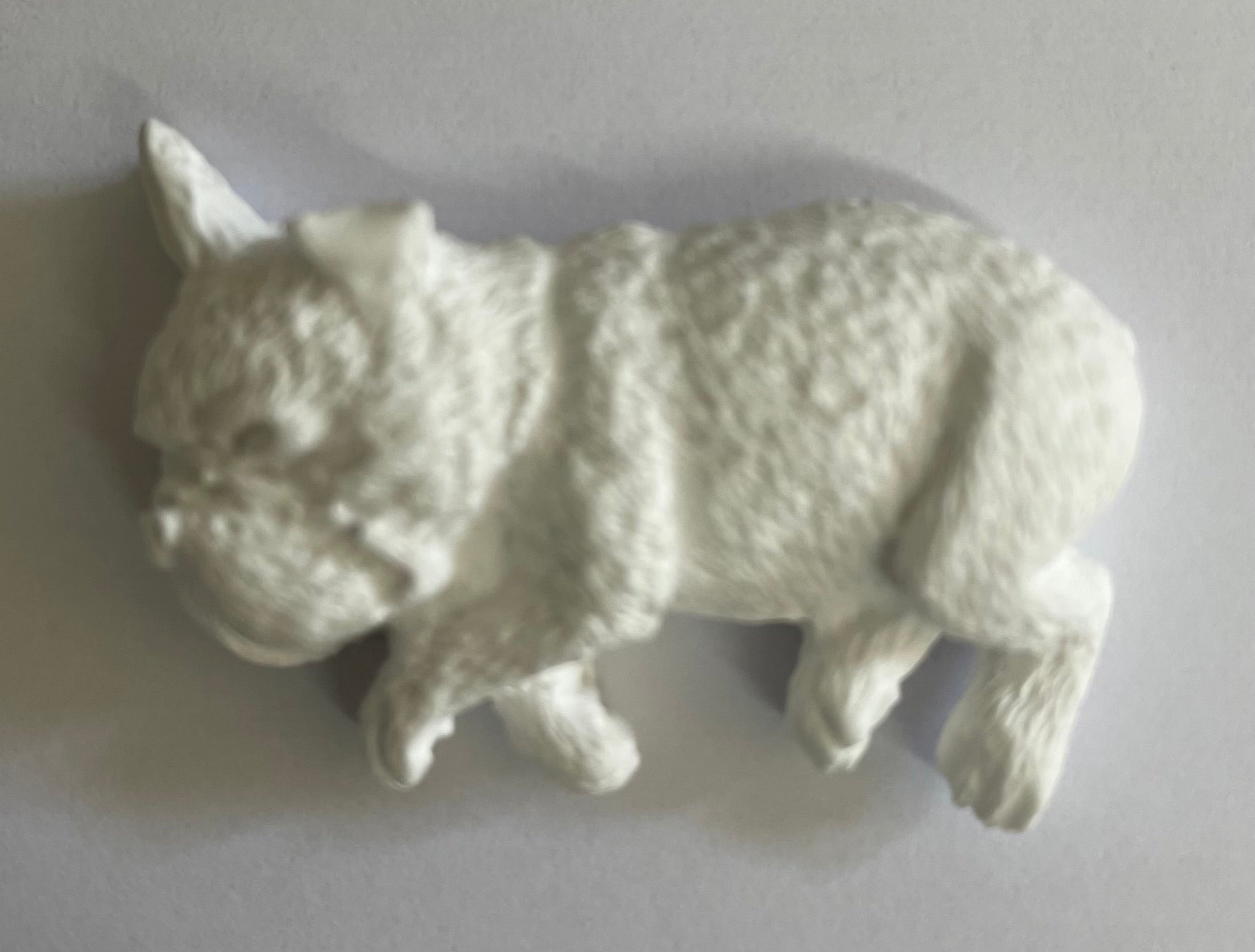 Large Resinite - Sleeping dog