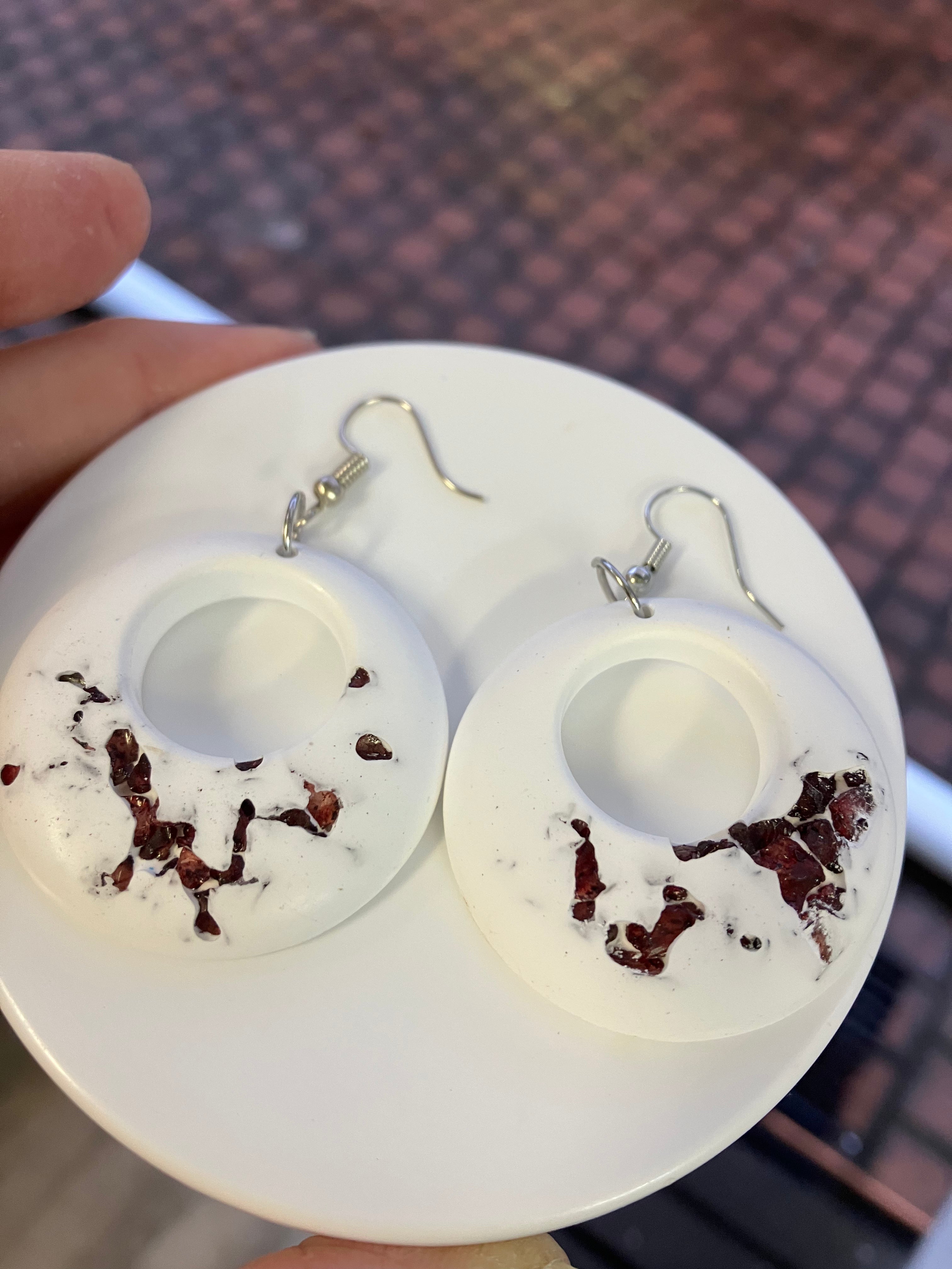 C059 - Earring Mould (only one earing) Buy two moulds to make set