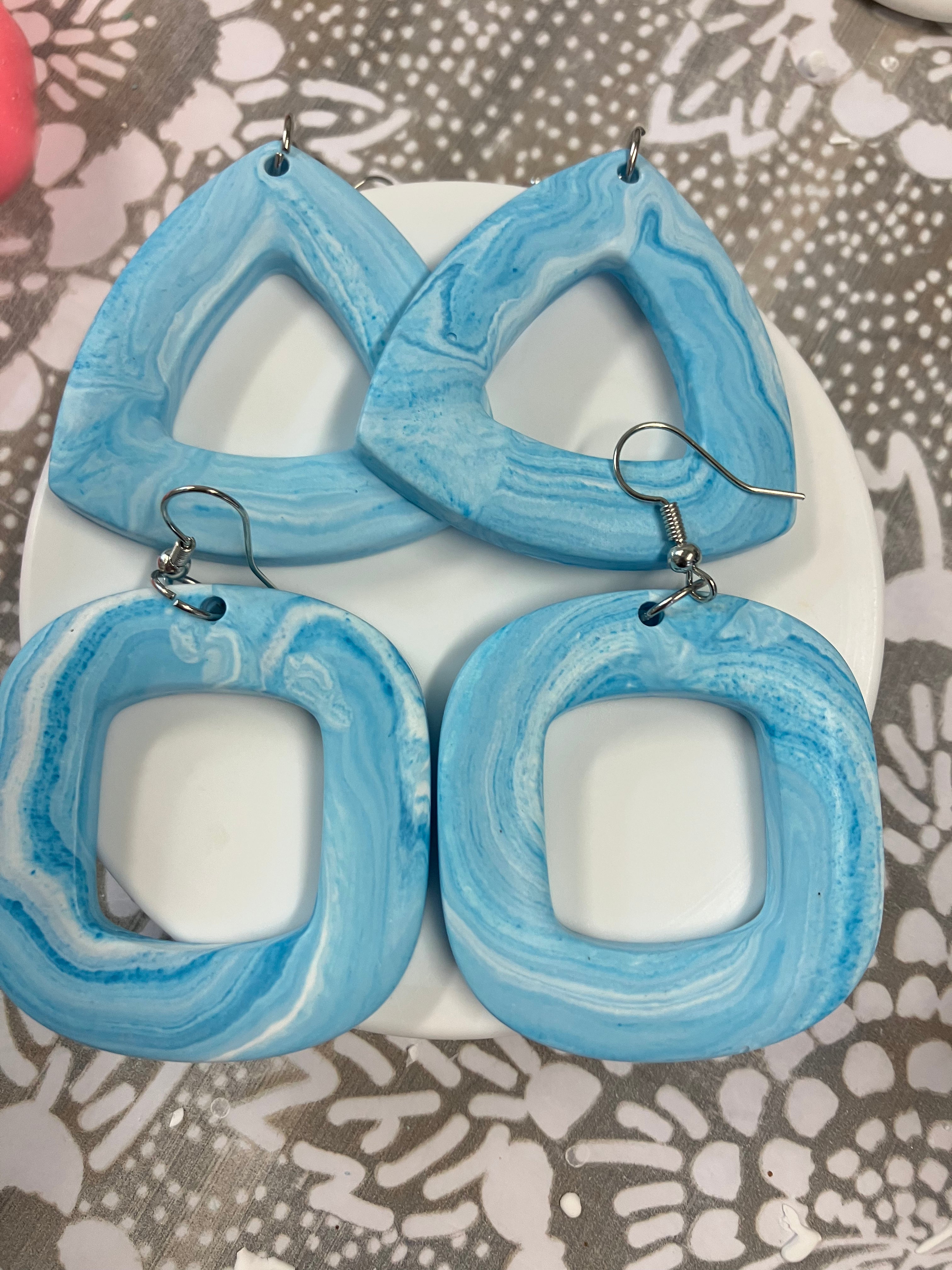 C059 - Earring Mould (only one earing) Buy two moulds to make set