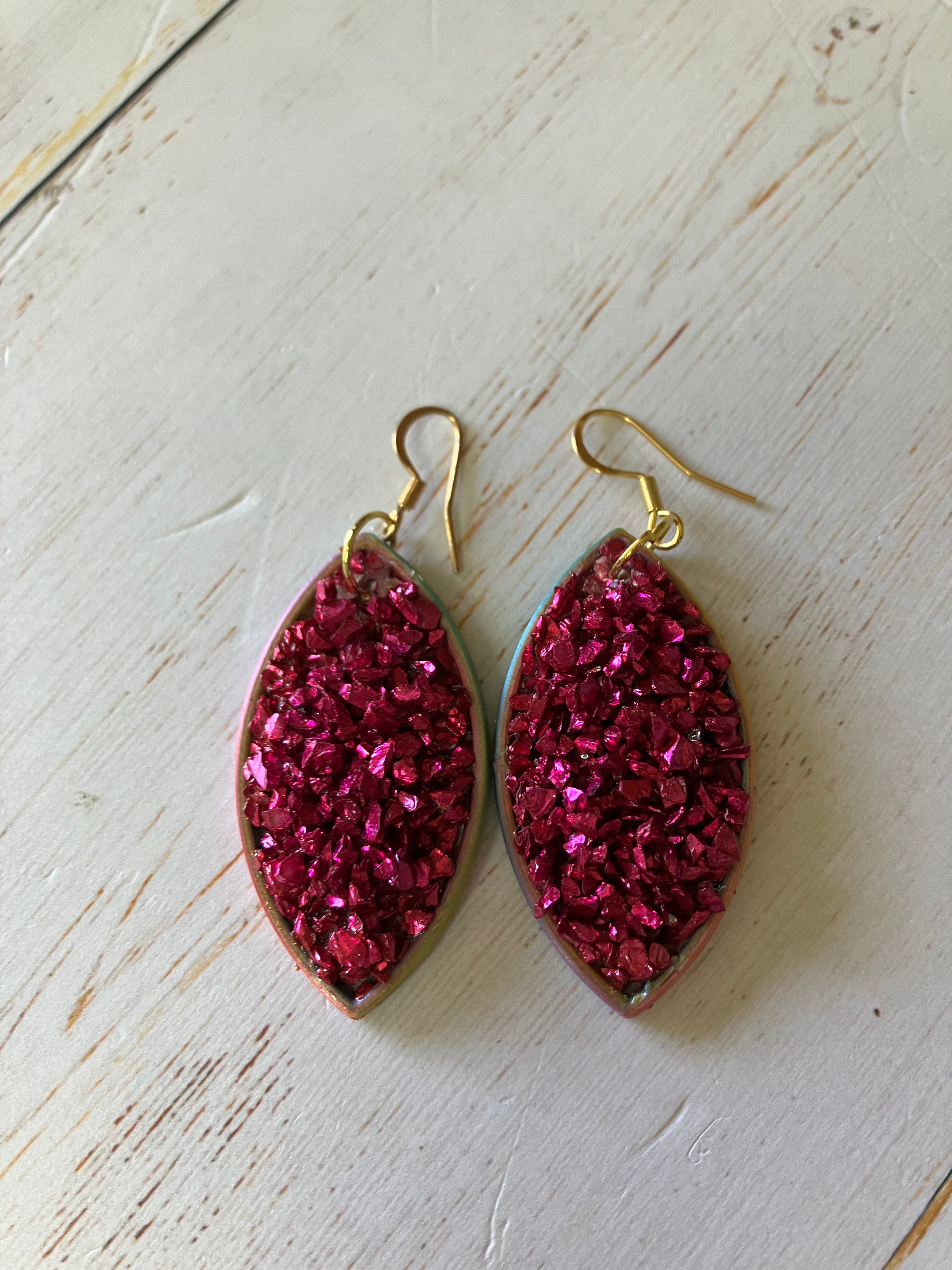 3D Gizmo's - Purple - Blue - Gold (5 x Leaf Bezel)