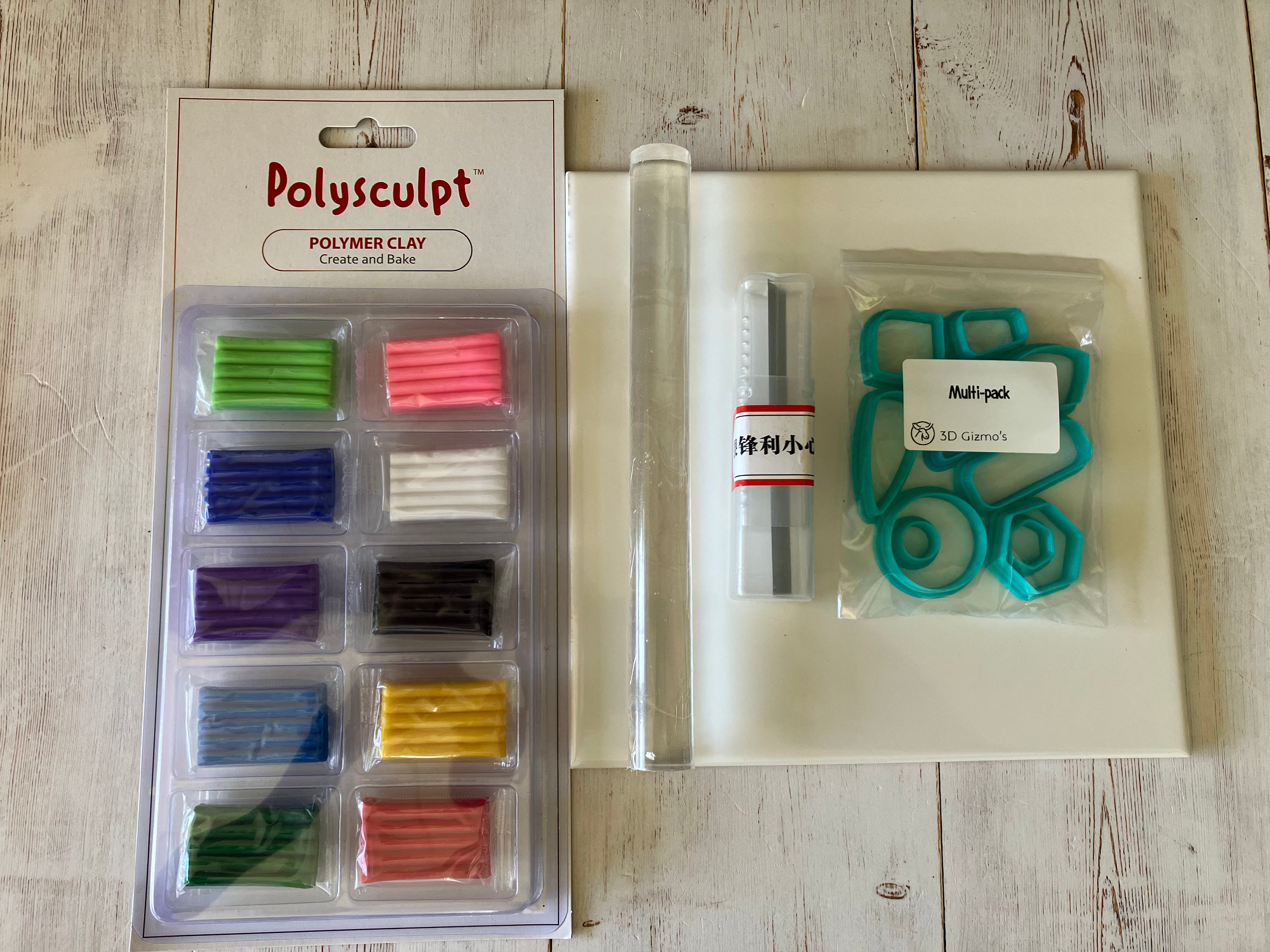 Single Polysculpt Polymer Clay Class Pack (5 items)