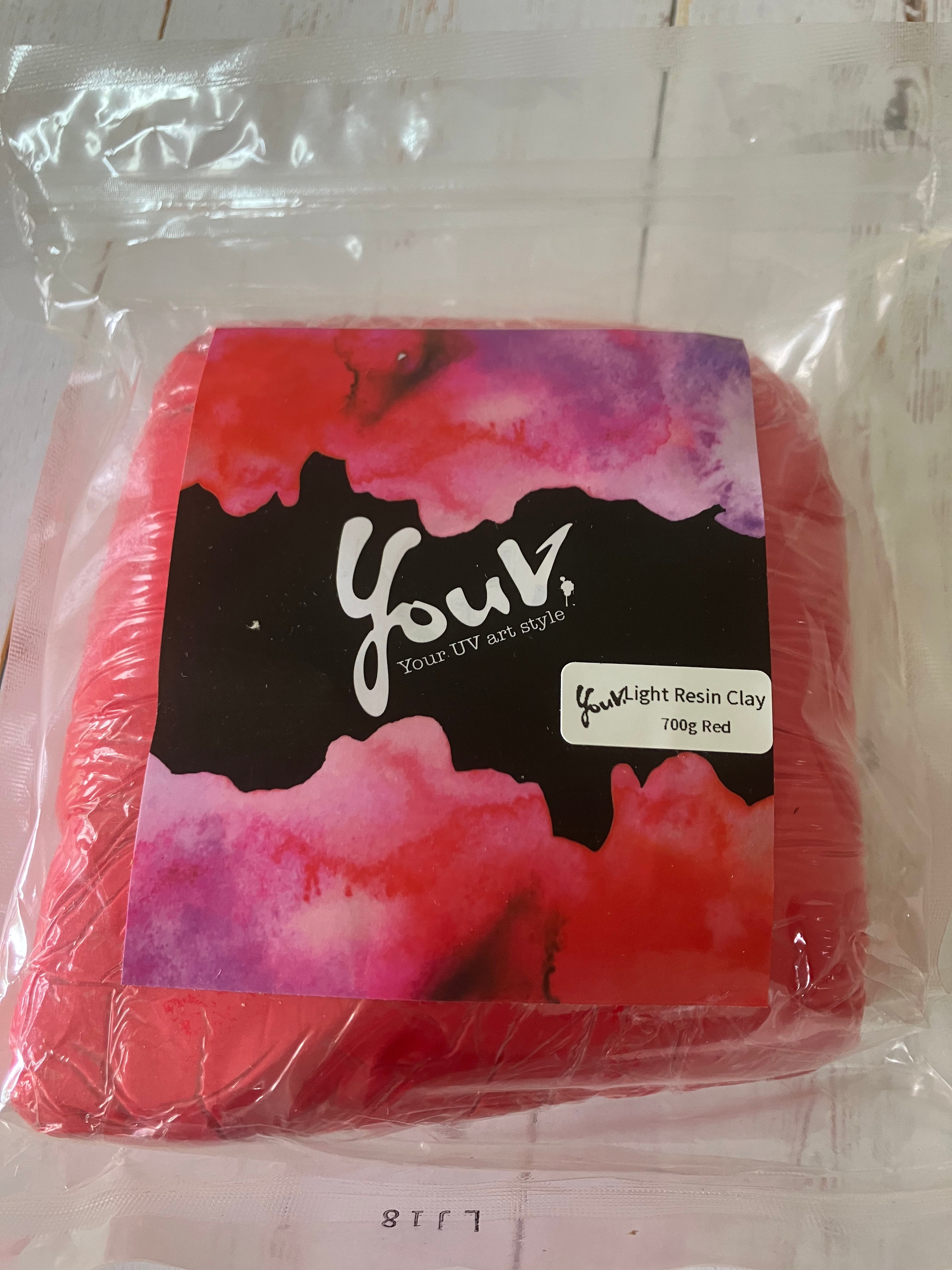 Red Light Resin Air Dry Clay - 700 g