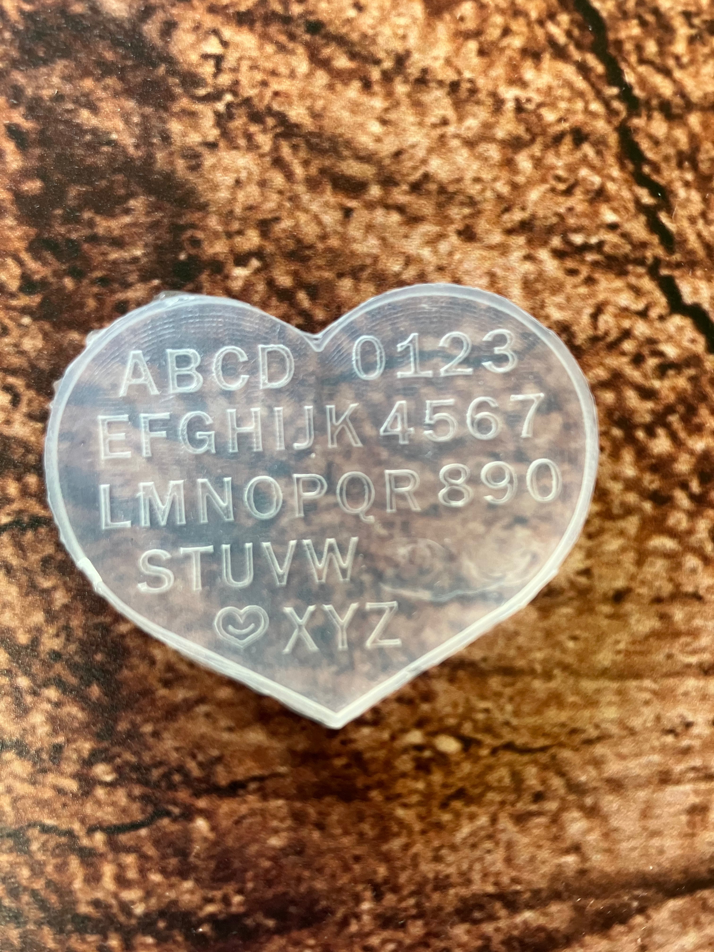 C024 - Mini - Alphabet / Mould 2