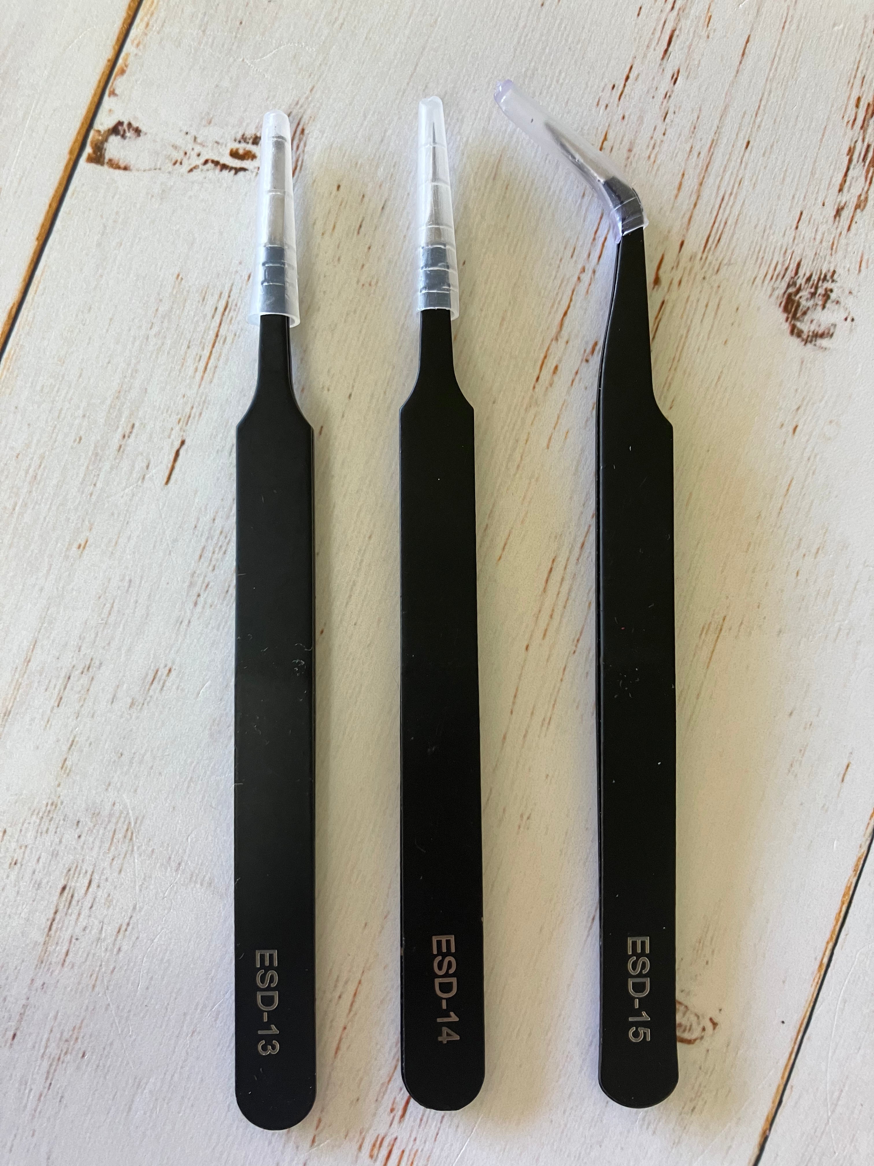 EDS-13-14-15 - Set of 3 Tweezers