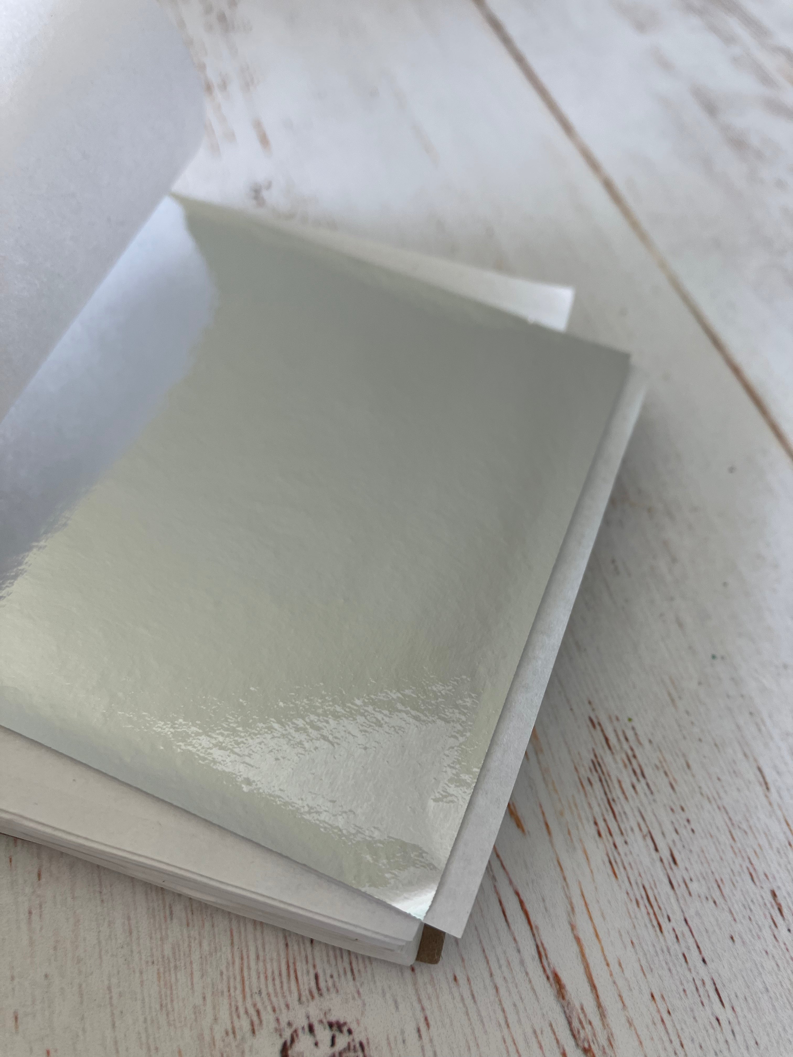 Silver Leaf sheets 9cm x 9cm (100 sheets)