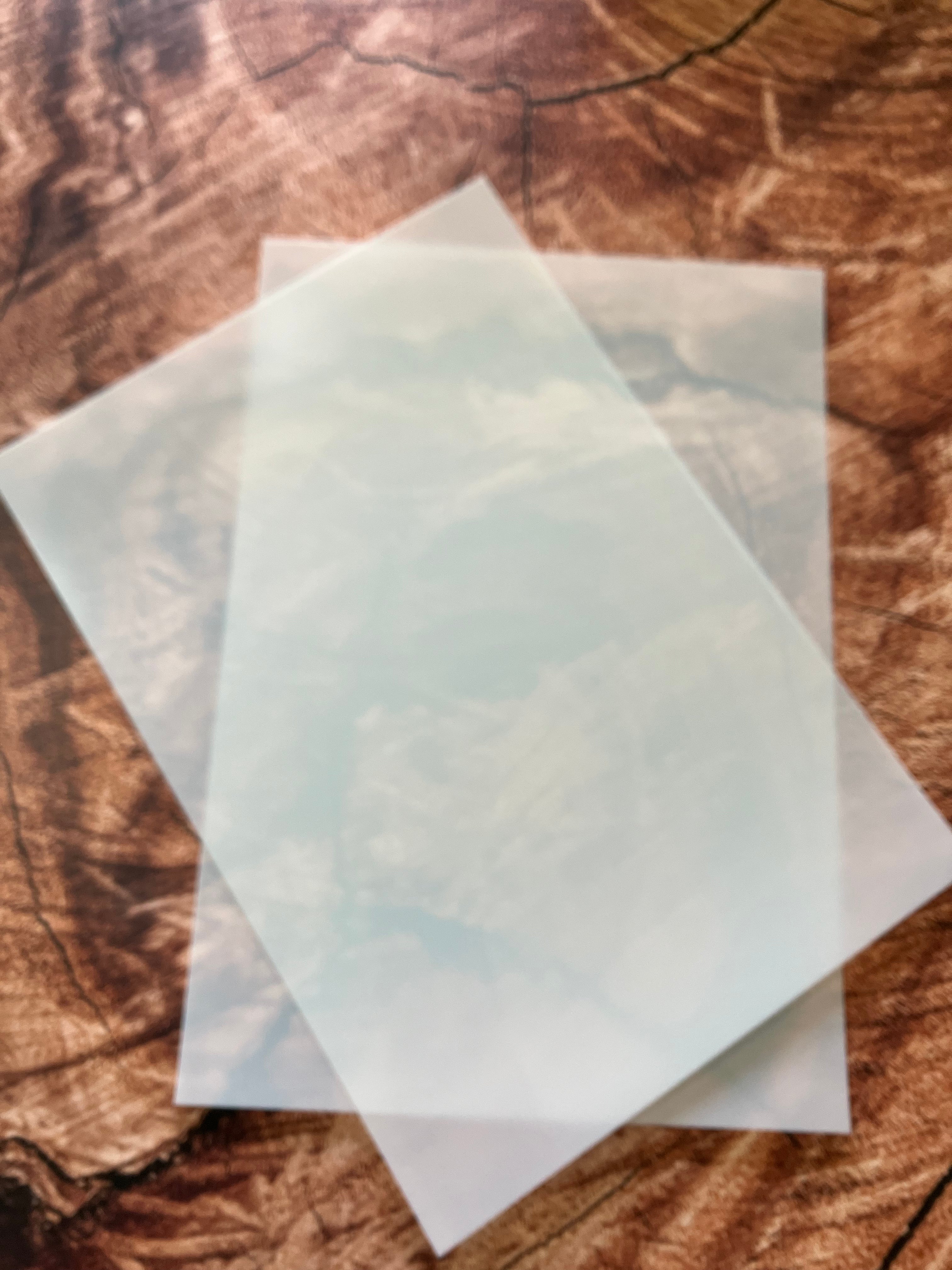 Mylar Stencil Sheets A4 - (TWO SHEETS)
