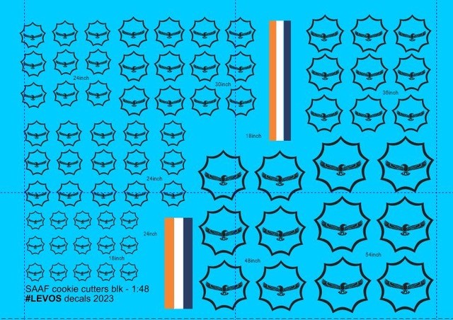 1/48 SAAF Cookie Cutter I Eagle Ow Viz - Scale Decals