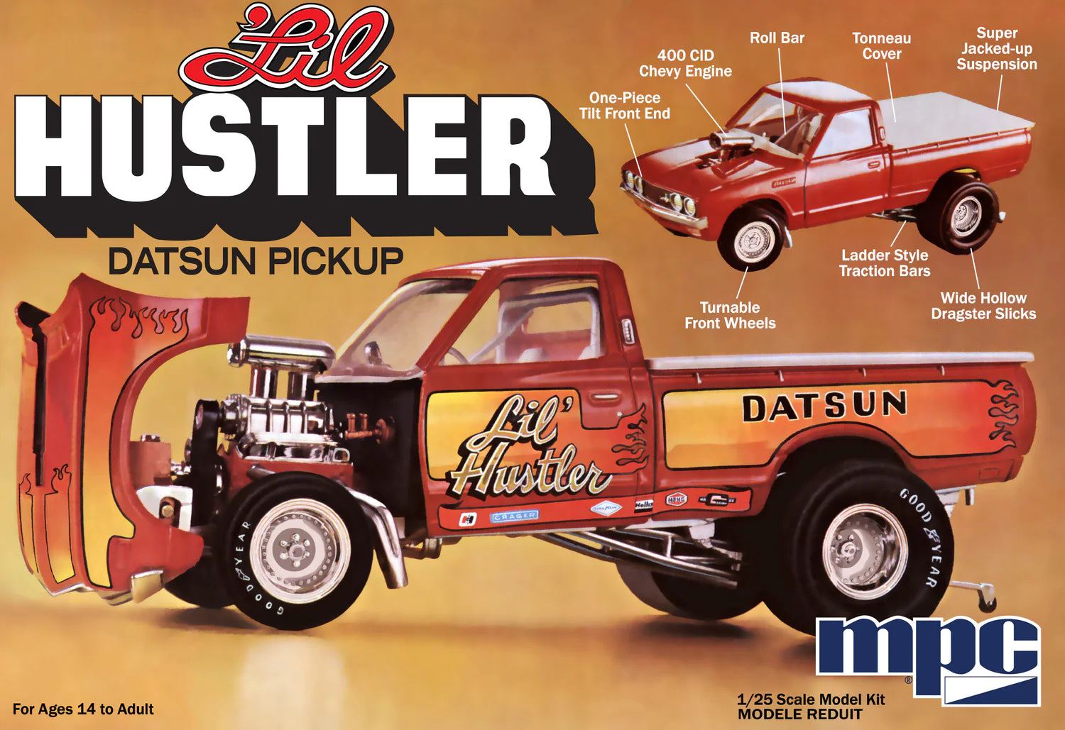 MPC982- 1:25 1975 Datsun Pickup "Li'l Hustler"