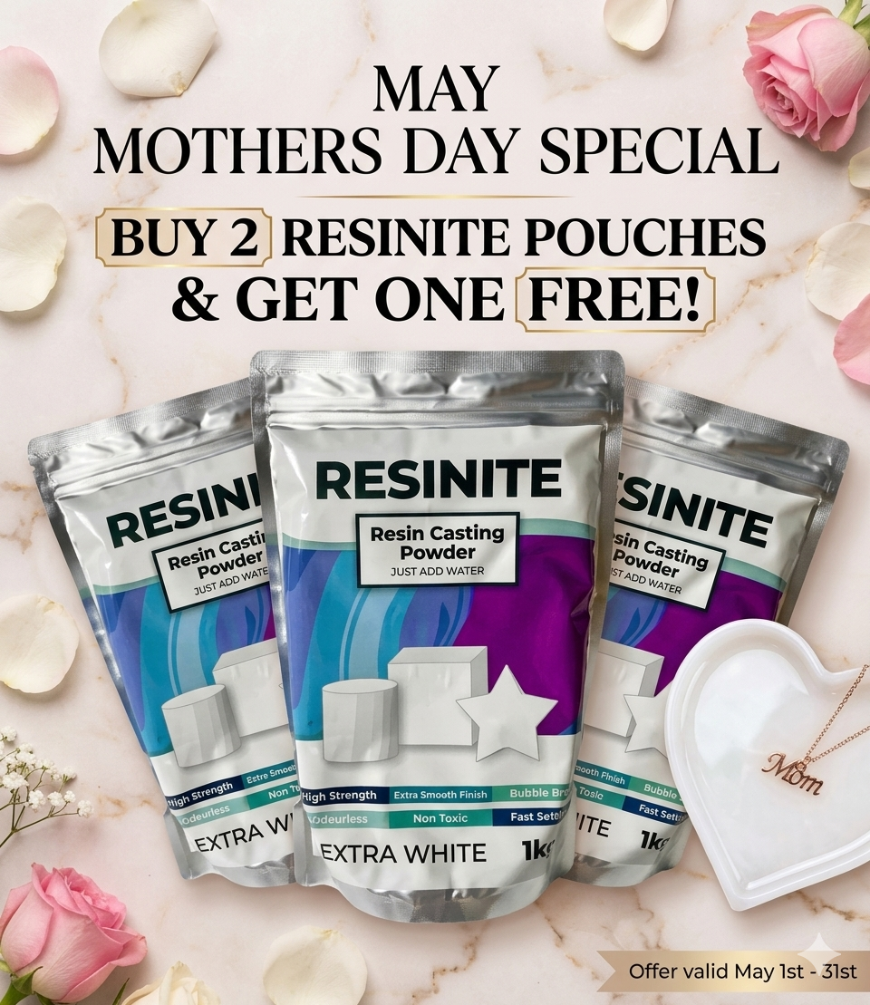 Resinite SUPER SALE SPECIAL! Purchase Two x 1kg Resinite and receive 1kg for free!