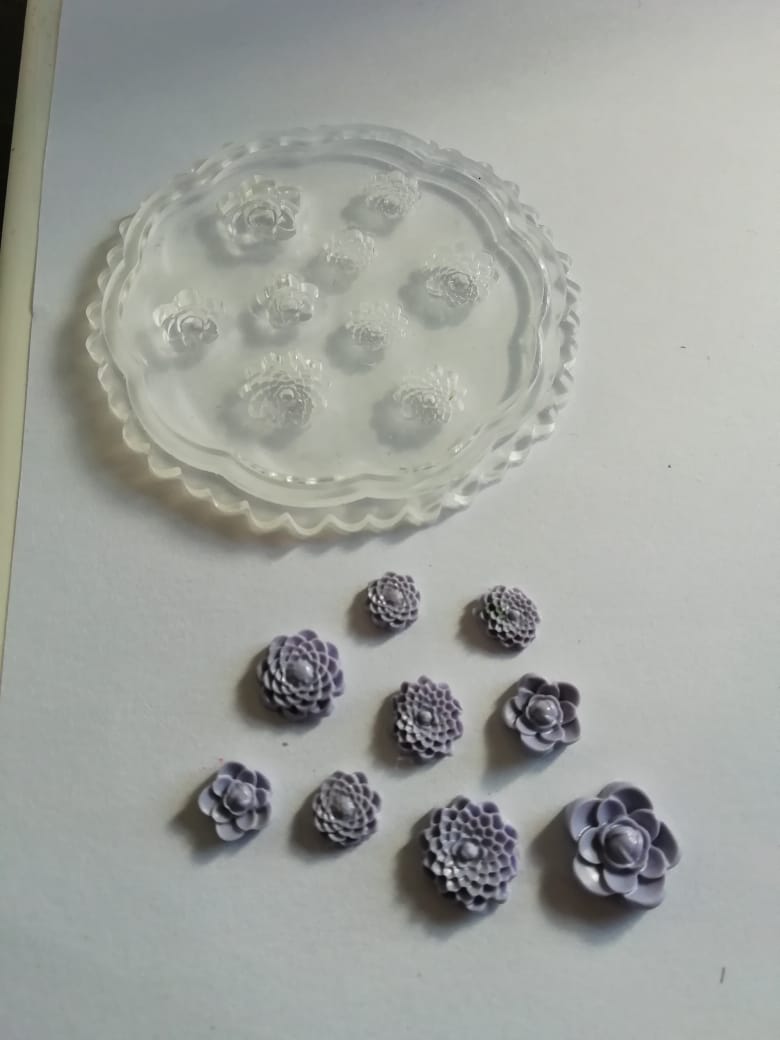 C025 - Mini - Flowers / Mould 3