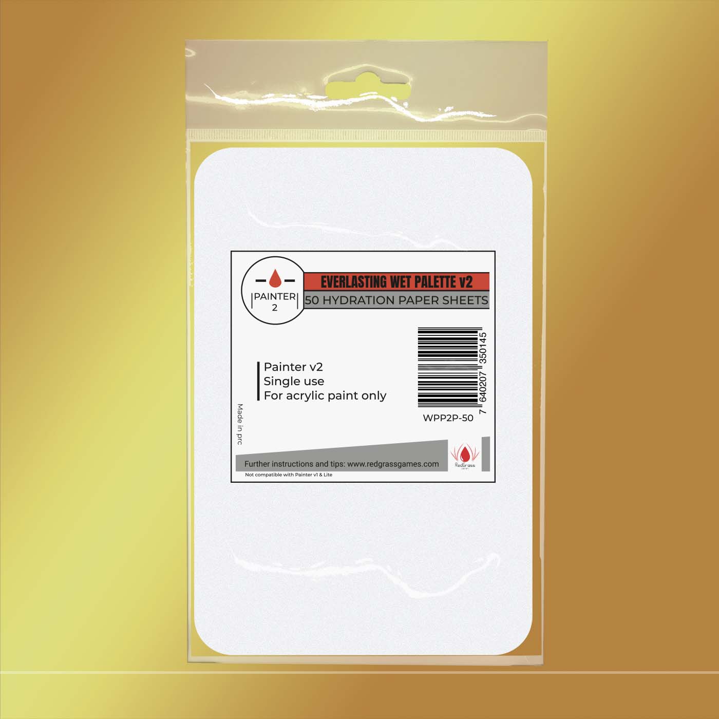 WPP2P-50 - 50x Hydration Paper Sheets for Painter v2