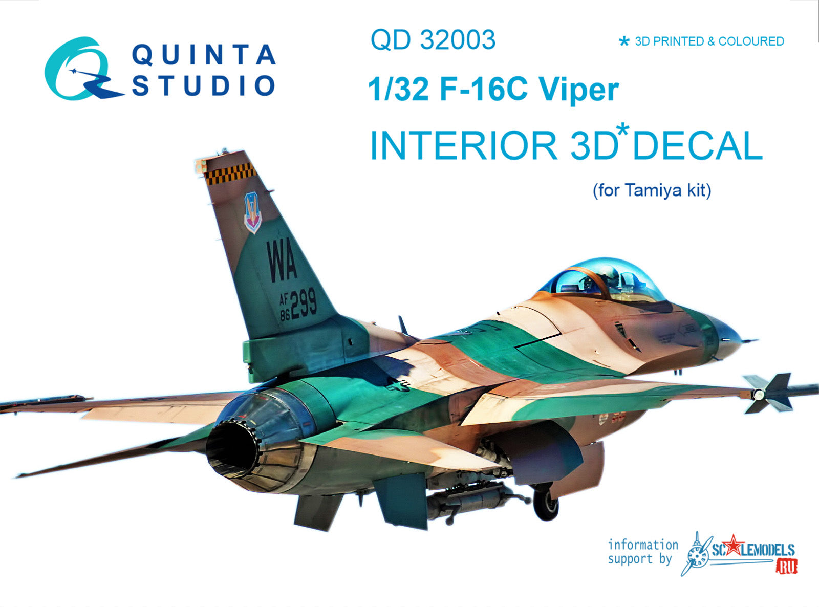 Quinta Studio - 1/32 F-16C - QD32003 for Tamiya kit