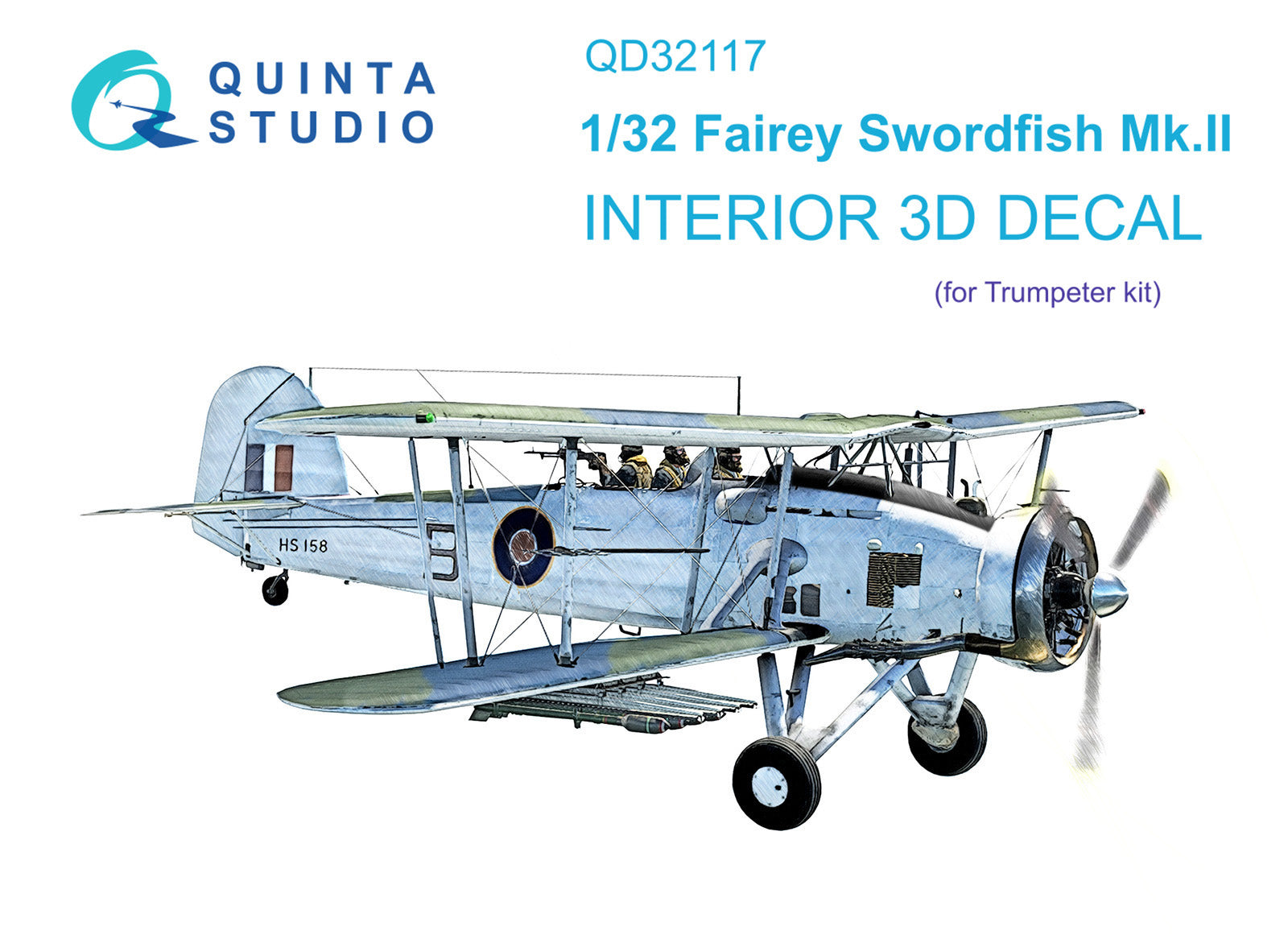 Quinta Studio - 1/32 Fairey Swordfish Mk.II QD32117 for Trumpeter kit