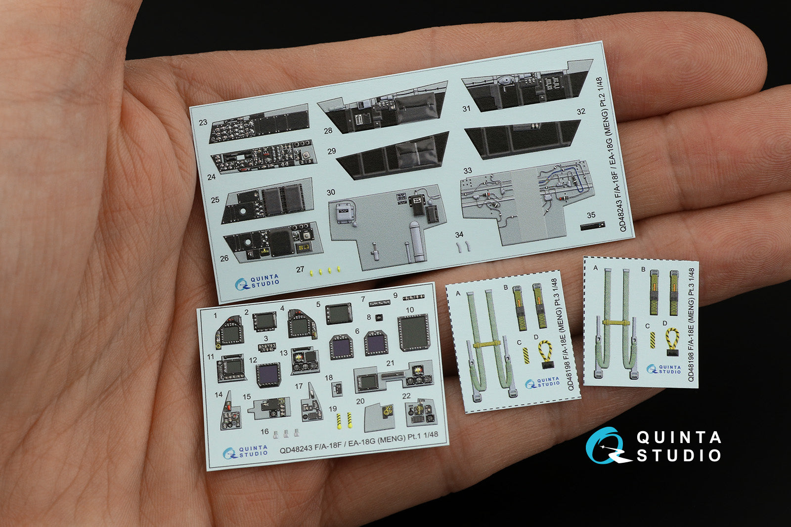 Quinta Studio - 1/48 F/A-18F Late/EA-18G - QD48243 for Meng kit