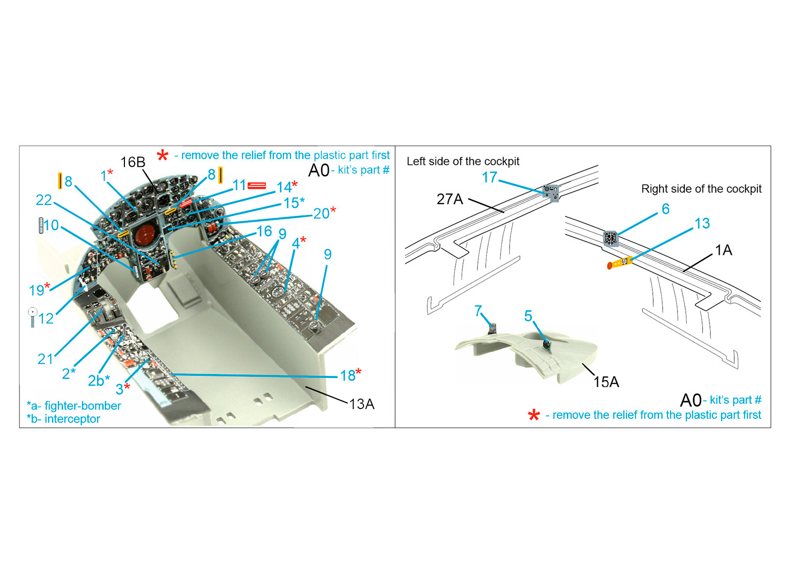 Quinta Studio - 1/32 F-104G QDS-32141 for Italeri kit (small version)