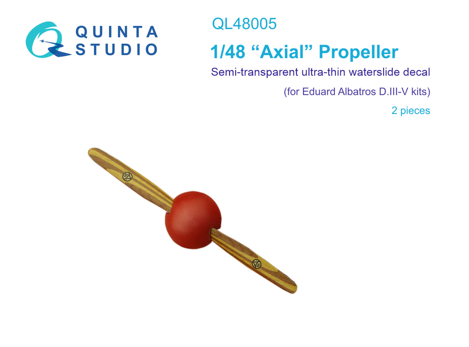 Quinta Studio - 1/48 Axial Propeller QL48005 for Eduard Kit