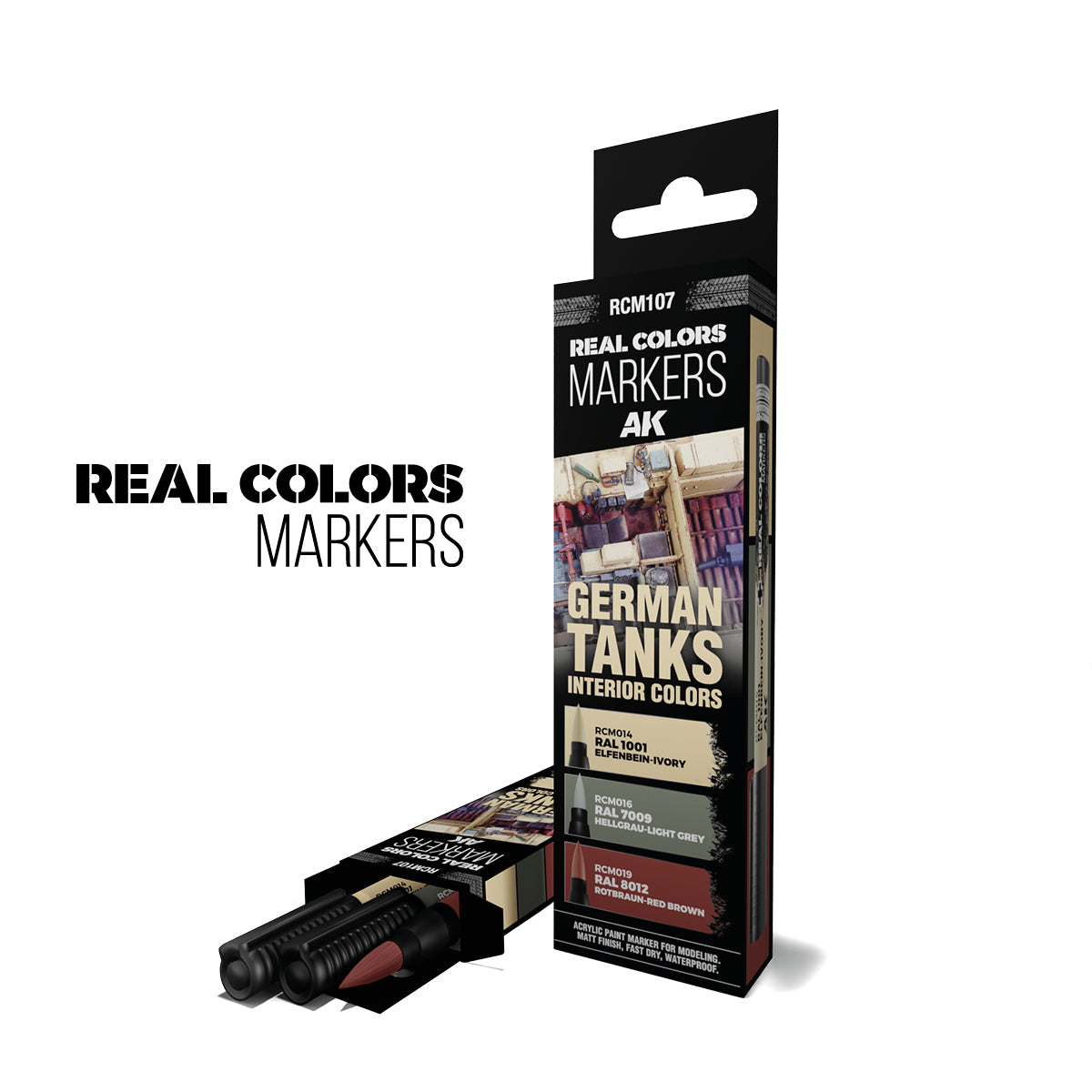 RCM107 - GERMAN TANKS – RC MARKERS SET