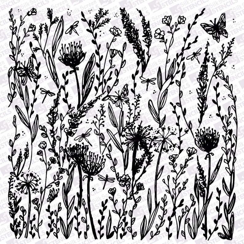 SQ Lelanies garden - J (131mm x 139mm)