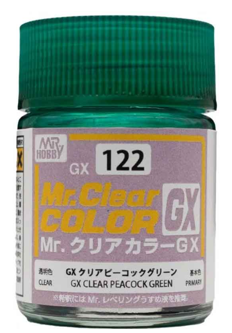 Mr Clear Color GX – Clear Peacock Lacquer (18ml) GX-122