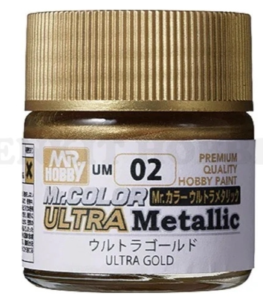 MR COLOR ULTRA METALLIC GOLD UM02 MR HOBBY