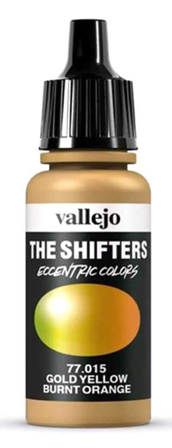 77.015 - The Shifters - Eccentric colors - Gold Yellow Burnt Orange - 17ml