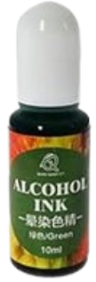 Green - Low viscosity - Alcohol ink - 10ml