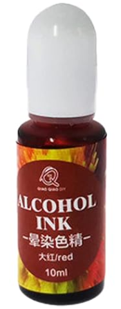 Red - Low viscosity - Alcohol ink - 10ml