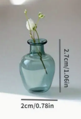 1:12 - Mini Glass Vase - sold each - Style 3