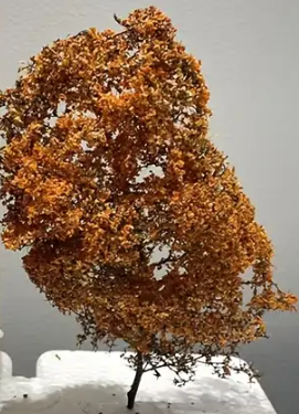 14cm - Model Tree - Autumn Yellow