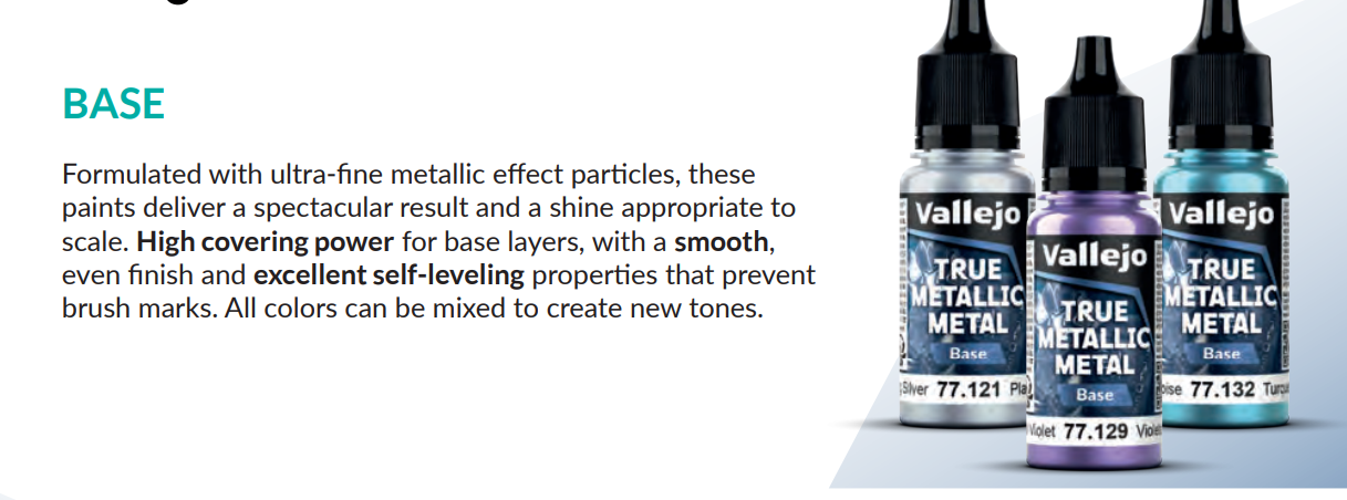 77.140 - Obsidian Black - Vallejo True Metallic Metal (18ml) - Base