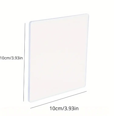Acrylic Pressure Board - 10 cm x 10 cm x 3mm 40 g
