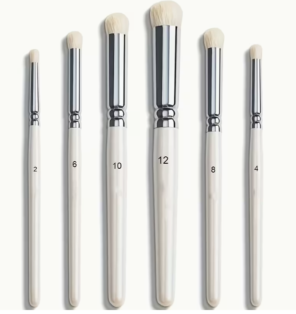 B026 - 6pc Dry brush - Sizes -2,4,6,8,10,12