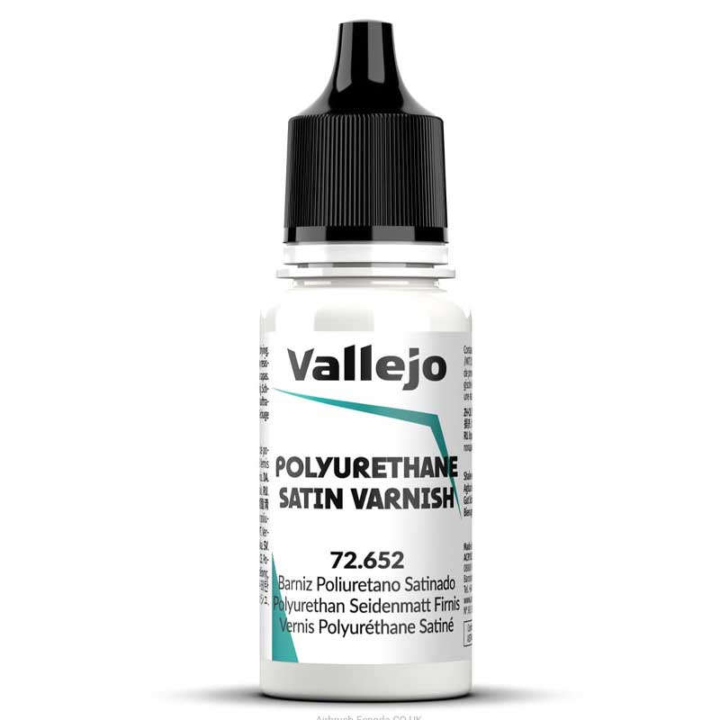 72.652 - Polyurethane Satin Varnish - 18ml - Vallejo