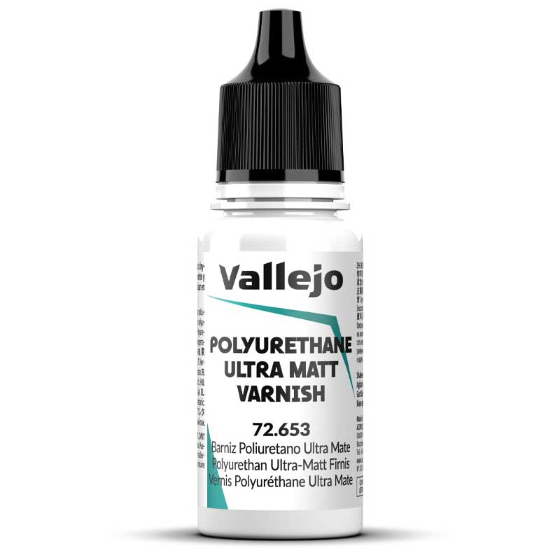 72.653 - Polyurethane Ultra Matt Varnish - 18ml - Vallejo