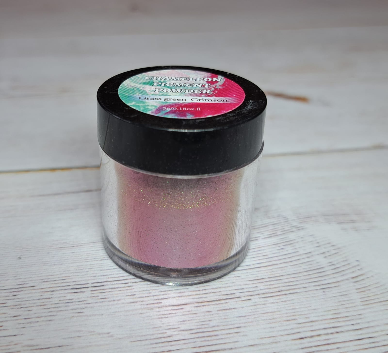 Chameleon Pigment Powders - 5 grams - Grass Green - Crimson