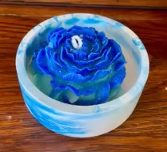 C093 - Carnation flower Silicone Mould Large - 9.5cm x 4.5cm