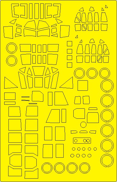 New Ware 1047 - Masking set for Airfix 1/48 Avro Anson Mk.I BASIC