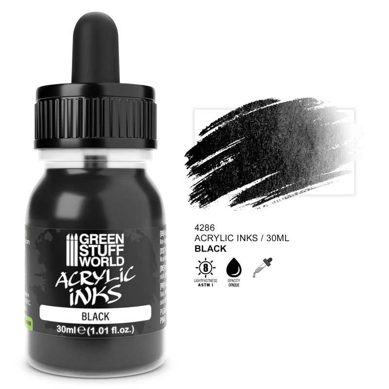 4286 - Acrylic Ink Opaque- Black