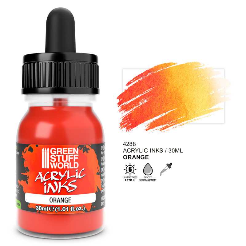4288 - Acrylic Ink Opaque- Orange