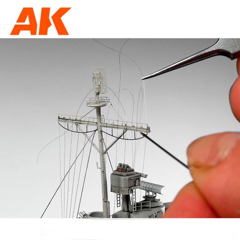 AK9134 - ELASTIC RIGGING BOBBINMEGA - THIN