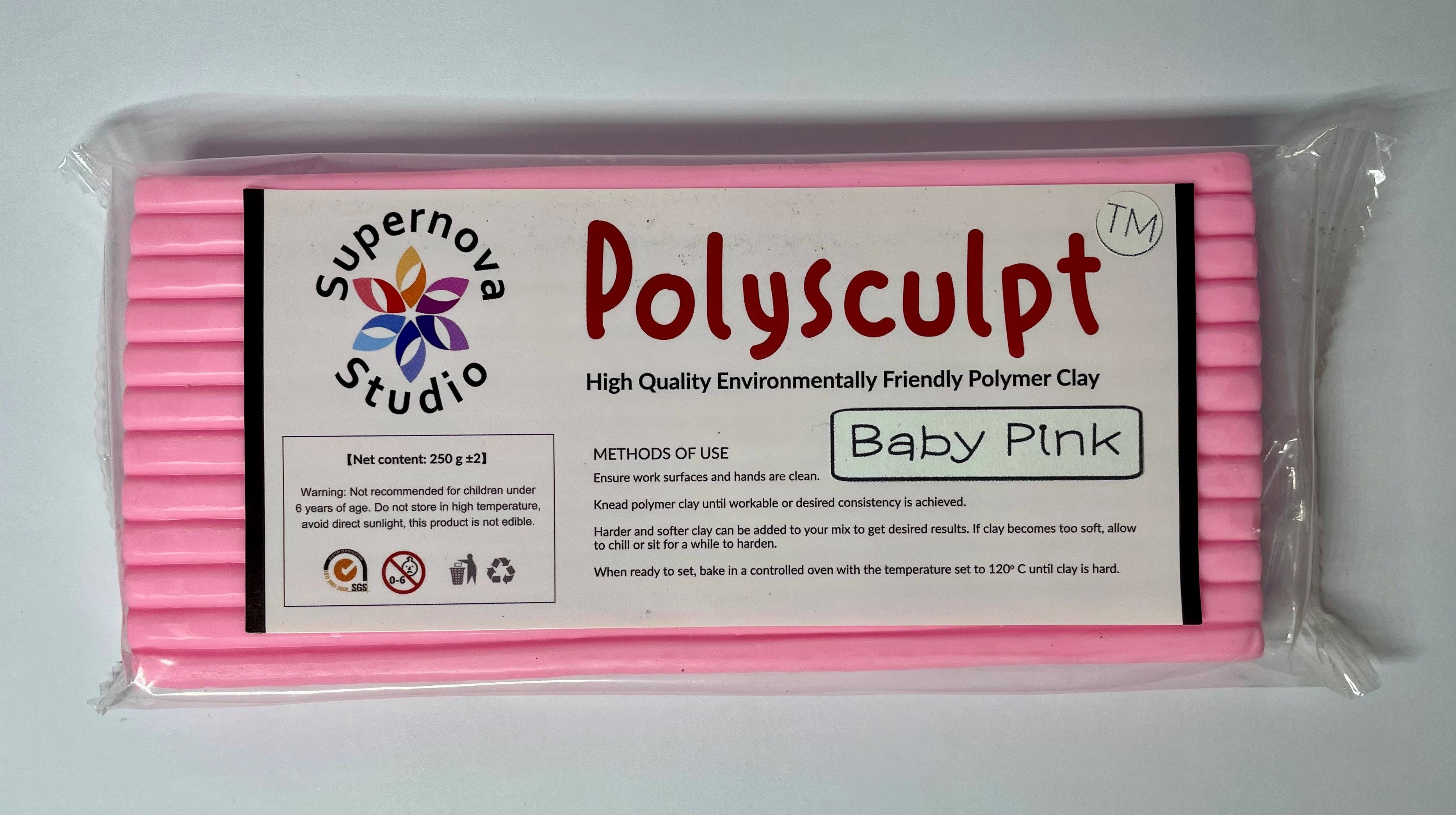 Baby Pink Polysculpt™ Polymer Clay - 250g
