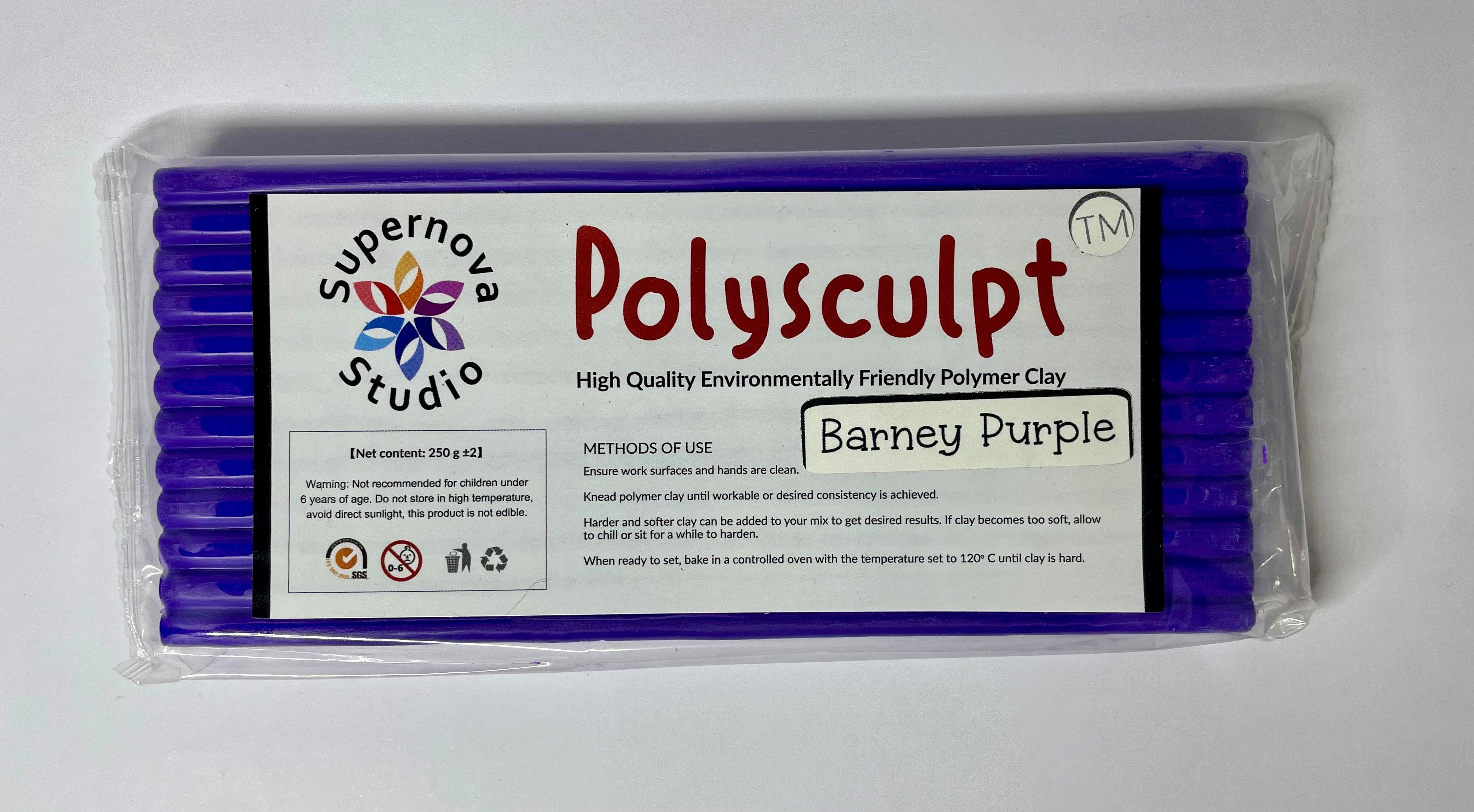 Barney Purple Polysculpt™ Polymer Clay - 250g