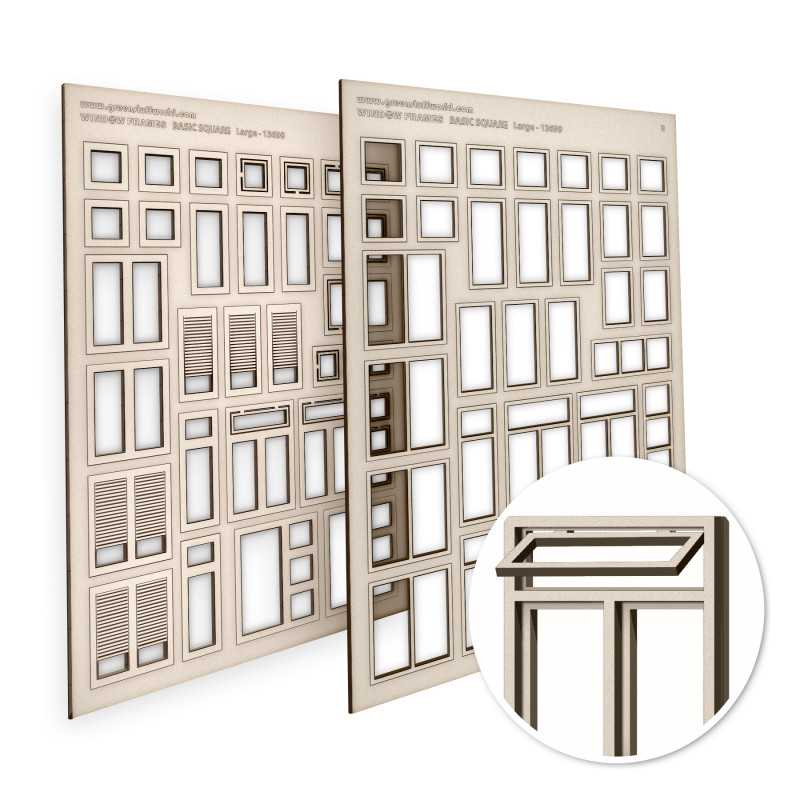 13699 - Basic Square Miniature Windows - Large