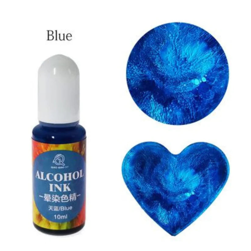 Blue - Low viscosity - Alcohol ink - 10ml